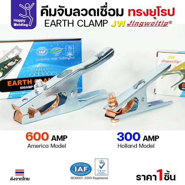 JW คีมจับสายดิน Earth Clamp 600A ทรงยุโรป - Image 4