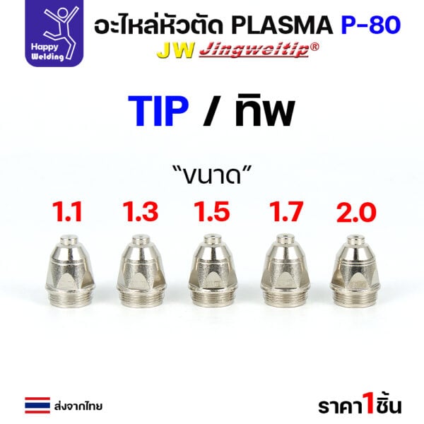 JW CUT อะไหล่P80 TIP/Nozzle หัวจุก 1.7mm - Image 2