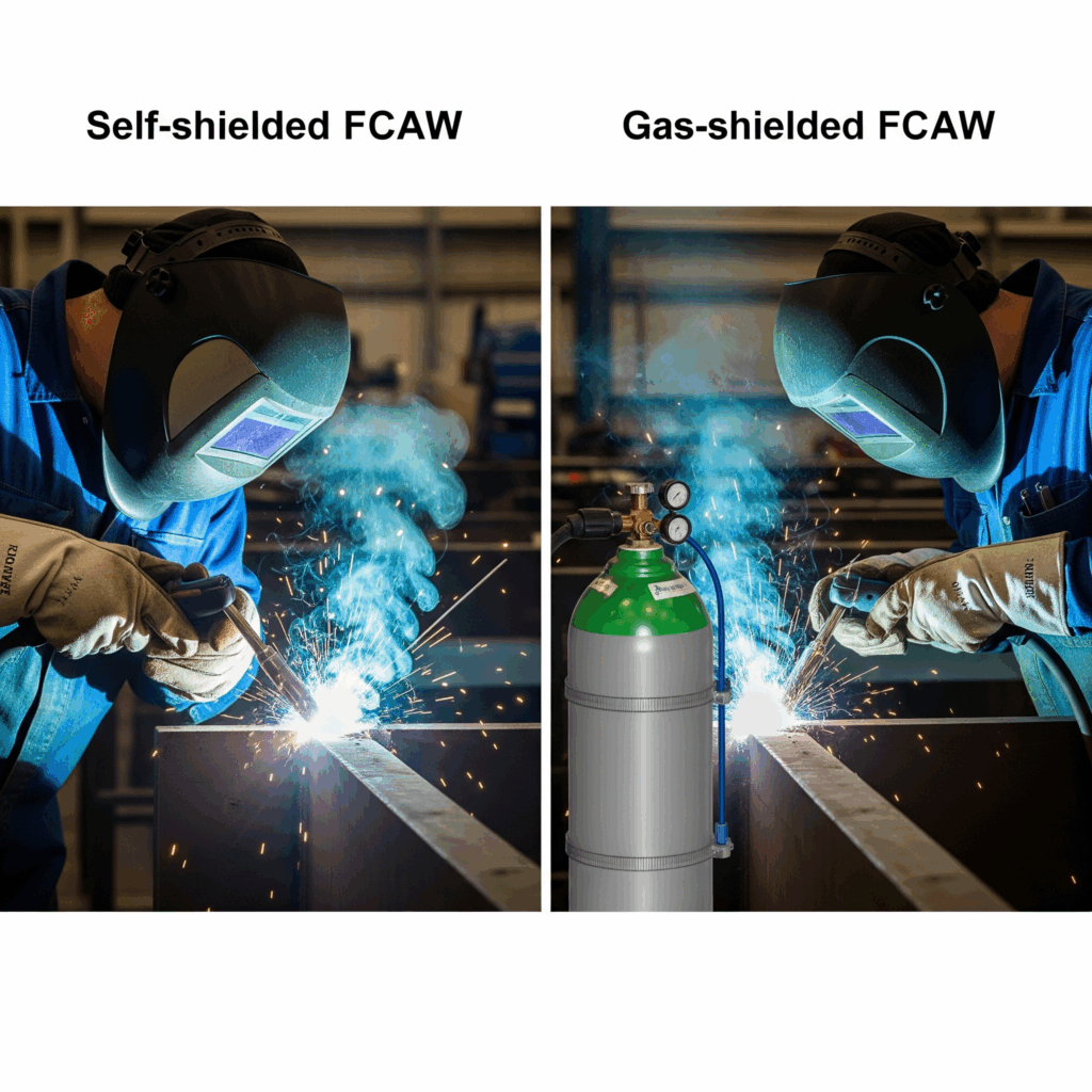 Self-shielded FCAW