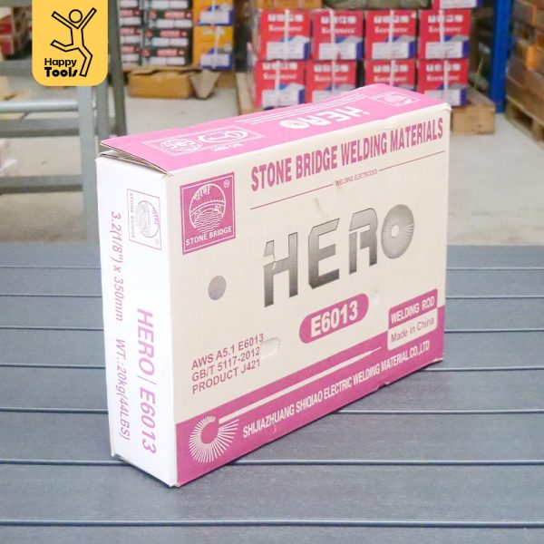 ลัง HERO E6013 3.2x350 มม. น้ำหนัก 20 กก. บรรจุ 4 กล่อง