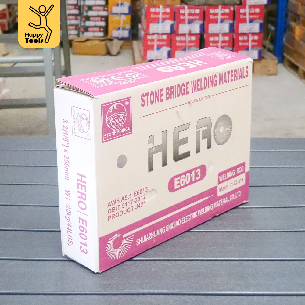 ลัง HERO E6013 3.2x350 มม. น้ำหนัก 20 กก. บรรจุ 4 กล่อง