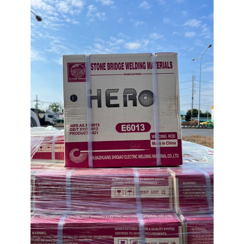 (ยกลัง20กิโล) HERO E6013 ลวดเชื่อม ขนาด 2.5x300มิล ลวดเชื่อมไฟฟ้า ธูป ธูปเชื่อม เชื่อมเหล็ก รับรองมาตราฐานการผลิต ของแท้