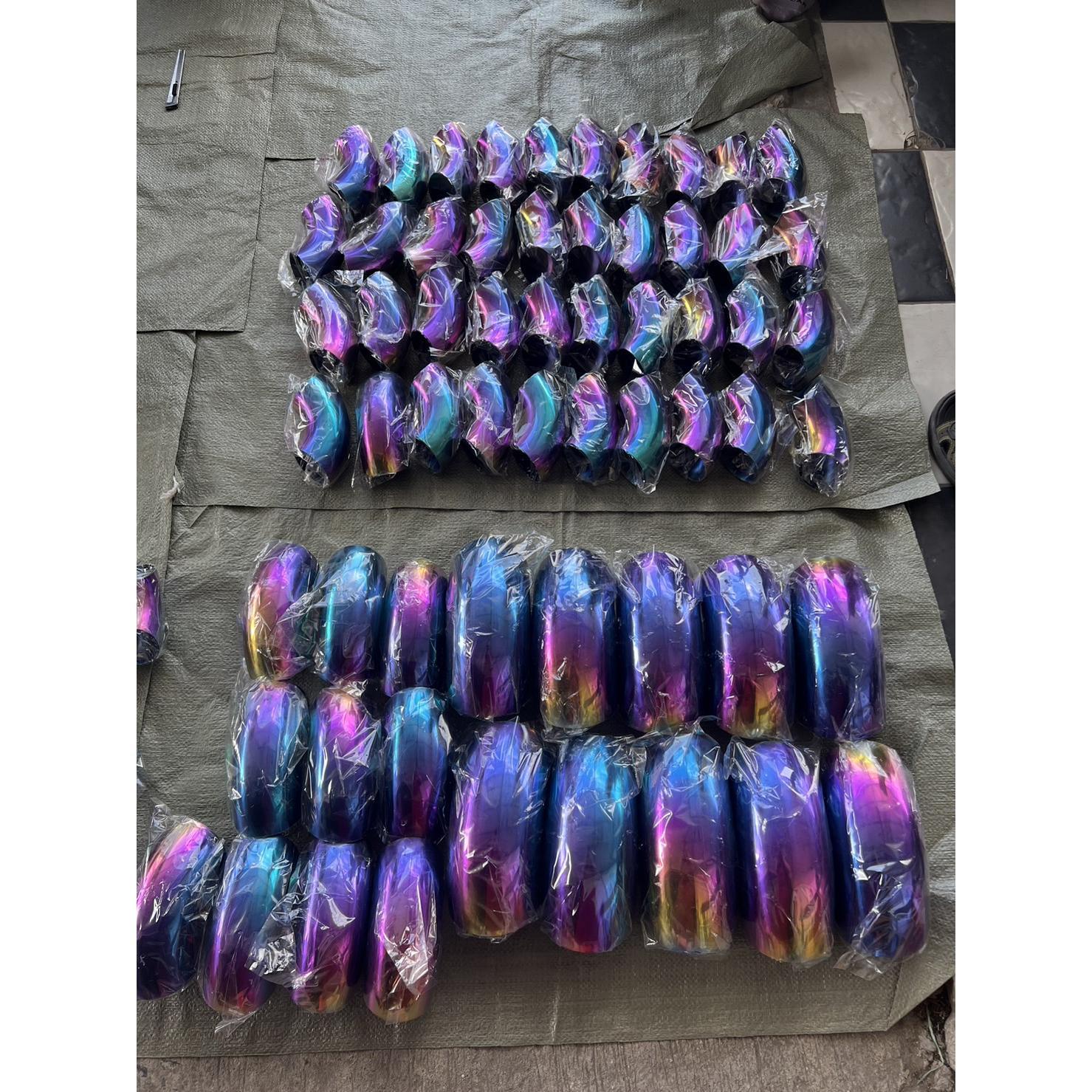 ข้องอไดร์สีไทเท เชื่อมได้ ข้องอสี สีรุ้ง งานไทย 90 องศา ไดร์สีรุ้ง (เลือกขนาดในตัวเลือกสินค้า) ไซส์ 3/4นิ้ว-4นิ้ว หนา1.2 - Image 2