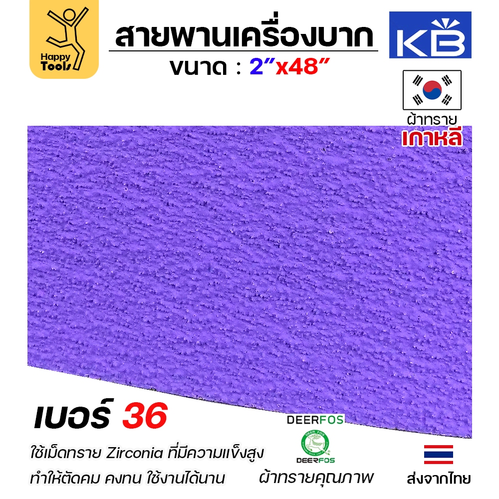 Kingsbrite สายพานเครื่องบากท่อ กว้าง 2 นิ้ว บากท่อเล็ก ใช้กับเครื่อง PJ2000 บากท่อเหล็ก/สแตนเลส บากได้คมดี รอยต่อสนิทไม่ - Image 3