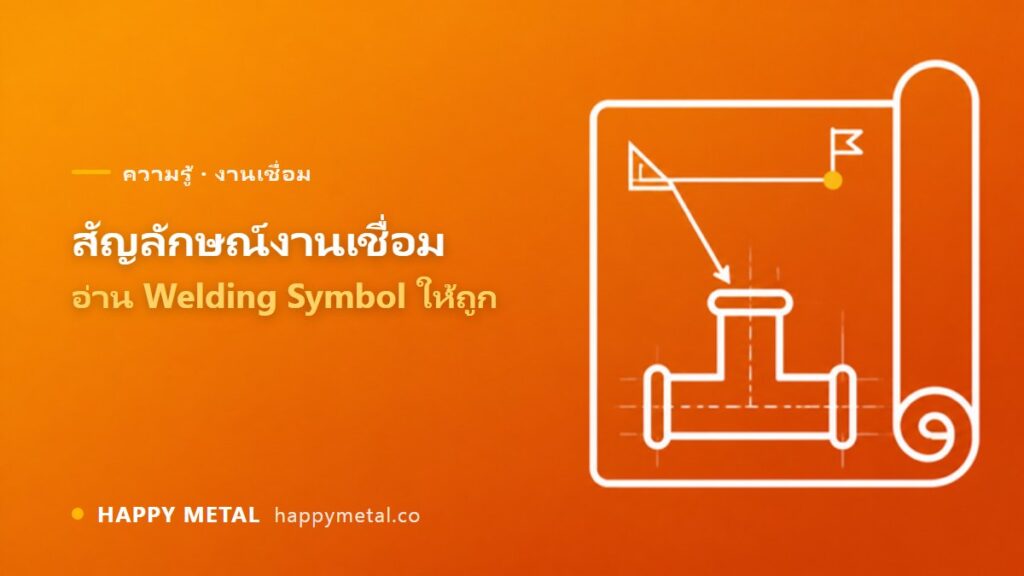 อ่านสัญลักษณ์งานเชื่อมในแบบ (Welding Symbol) ฉบับช่างหน้างาน