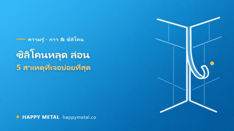 ทำไมซิลิโคนหลุด ล่อน ไม่ยึด? 5 สาเหตุที่เจอบ่อยที่สุด