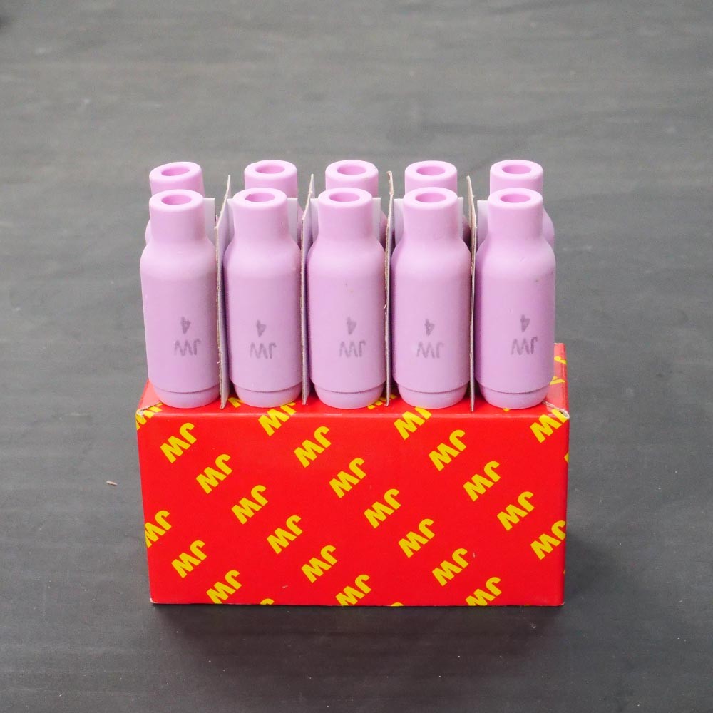 JW อะไหล่ด้ามเชื่อม Ceramic Nozzle ของ WP17/WP18/WP26 รหัส 10N50 ถ้วยเบอร์ 4 ขายแบบ 1 ตัว และเต็มกล่อง 10N50 - กล่อง 10 ตัว - Image 2