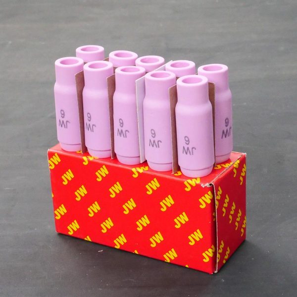 JW อะไหล่ด้ามเชื่อม Ceramic Nozzle ของ WP17/WP18/WP26 รหัส 10N48 ถ้วยเบอร์ 6 ขายแบบ 1 ตัว และเต็มกล่อง 10N48 - กล่อง 10 ตัว