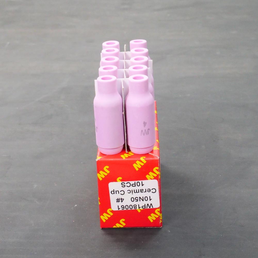 JW อะไหล่ด้ามเชื่อม Ceramic Nozzle ของ WP17/WP18/WP26 รหัส 10N50 ถ้วยเบอร์ 4 ขายแบบ 1 ตัว และเต็มกล่อง 10N50 - กล่อง 10 ตัว - Image 3