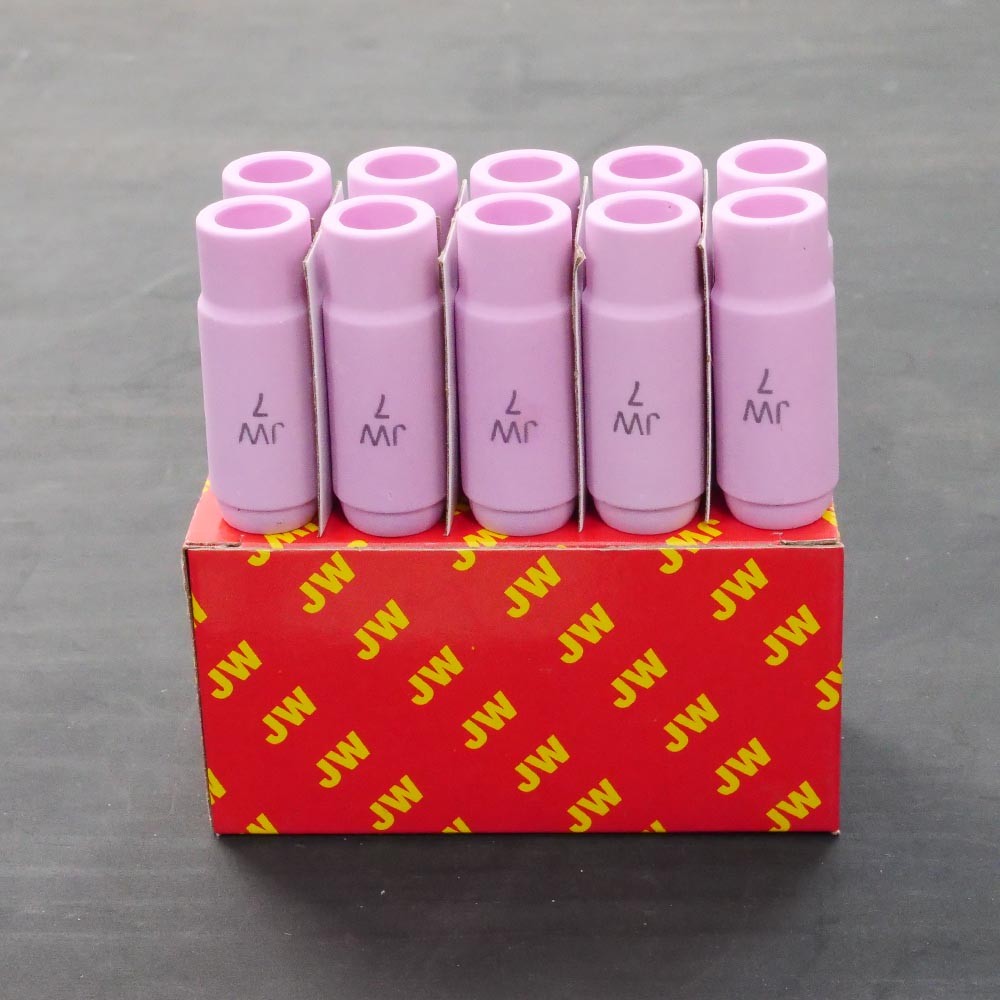 JW อะไหล่ด้ามเชื่อม Ceramic Nozzle ของ WP17/WP18/WP26 รหัส 10N47 ถ้วยเบอร์ 7 ขายแบบ 1 ตัว และเต็มกล่อง 10N47 - กล่อง 10 ตัว - Image 4