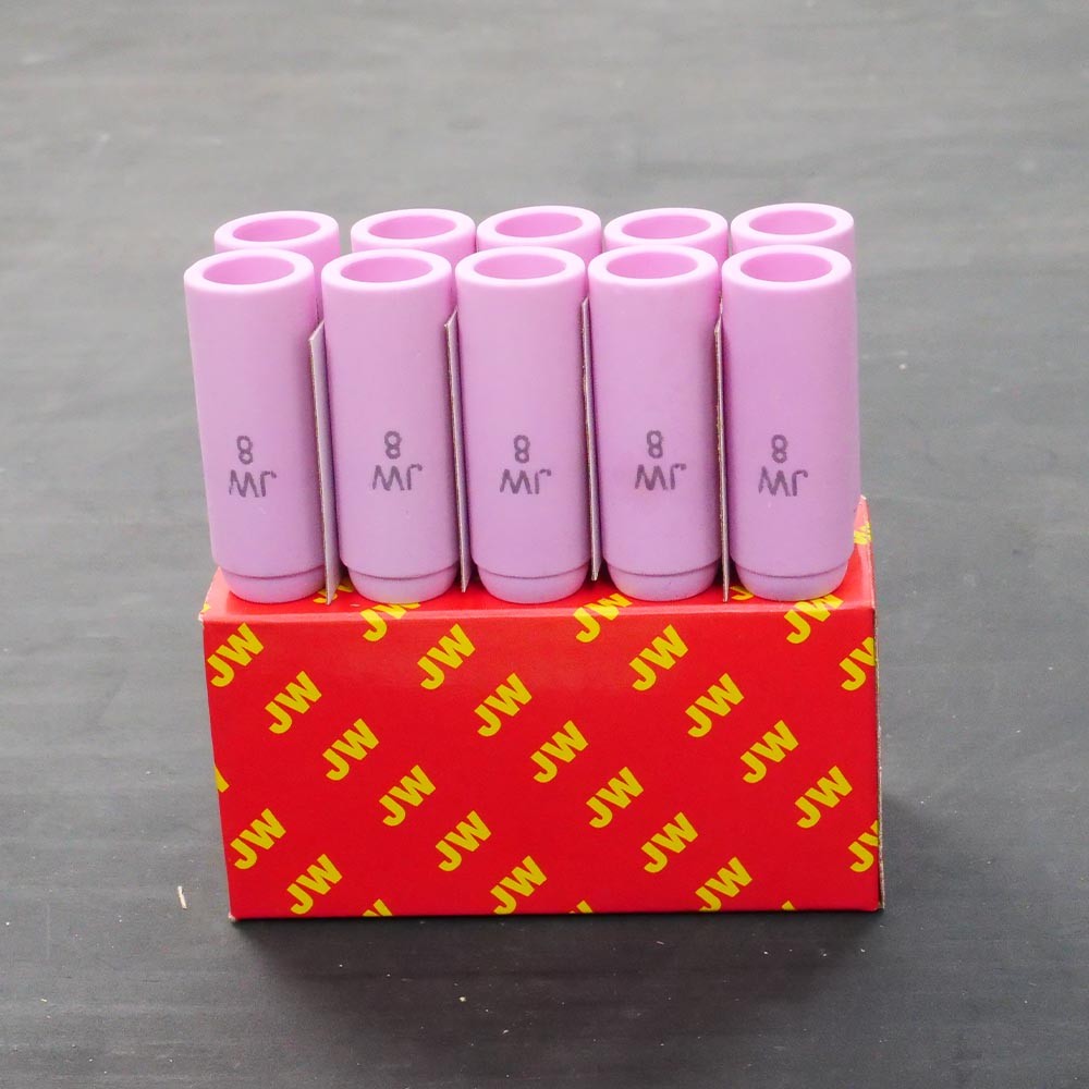 JW อะไหล่ด้ามเชื่อม Ceramic Nozzle ของ WP17/WP18/WP26 รหัส 10N46 ถ้วยเบอร์ 8 ขายแบบ 1 ตัว และเต็มกล่อง 10N46 - กล่อง 10 ตัว - Image 2