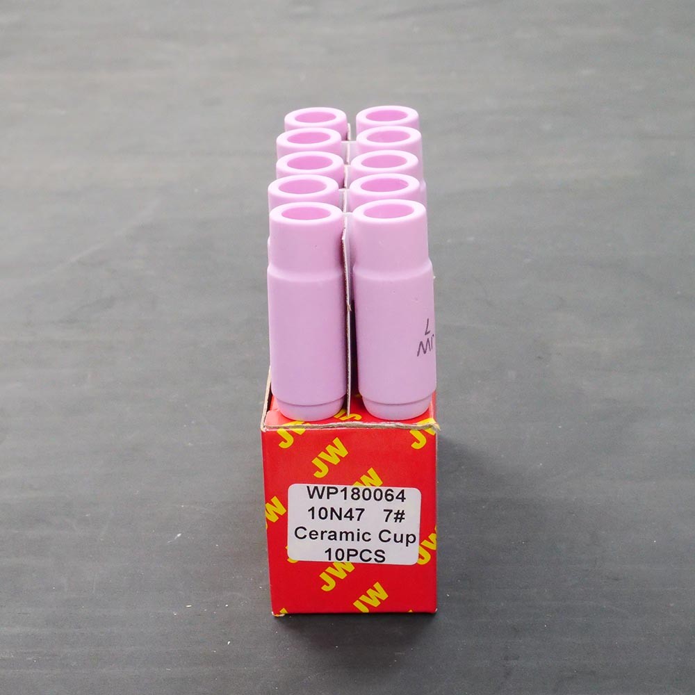 JW อะไหล่ด้ามเชื่อม Ceramic Nozzle ของ WP17/WP18/WP26 รหัส 10N47 ถ้วยเบอร์ 7 ขายแบบ 1 ตัว และเต็มกล่อง 10N47 - กล่อง 10 ตัว - Image 2
