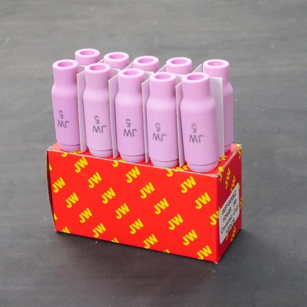 JW ถ้วยเซรามิก งานเชื่อมอาร์กอน Ceramic Nozzle ของ WP17/WP18/WP26 รหัส 10N49 ถ้วยเบอร์ 5 ขายแบบ 1 ตัว และเต็มกล่อง 10N49 - กล่อง 10 ตัว
